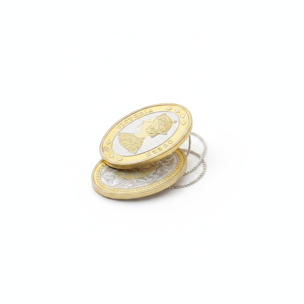 Queen Victoria Oval Coin