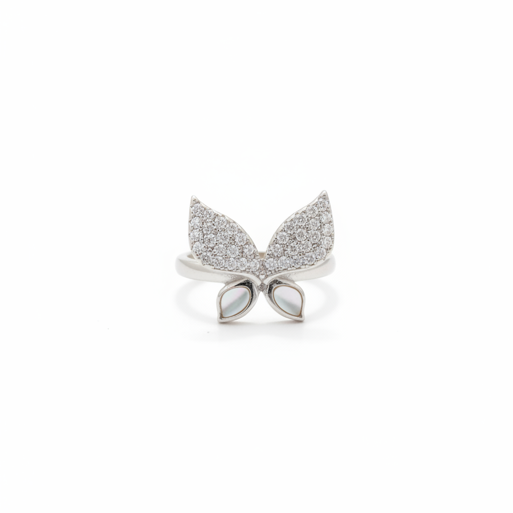 Pavé Butterfly Ring